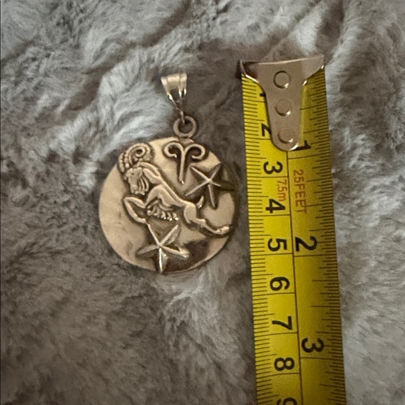 Margot de Taxco Sterling Pendant with Aries Symbol - Picture 4 of 4